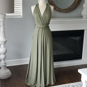 Olive Multi-Wear Maxi Dress!